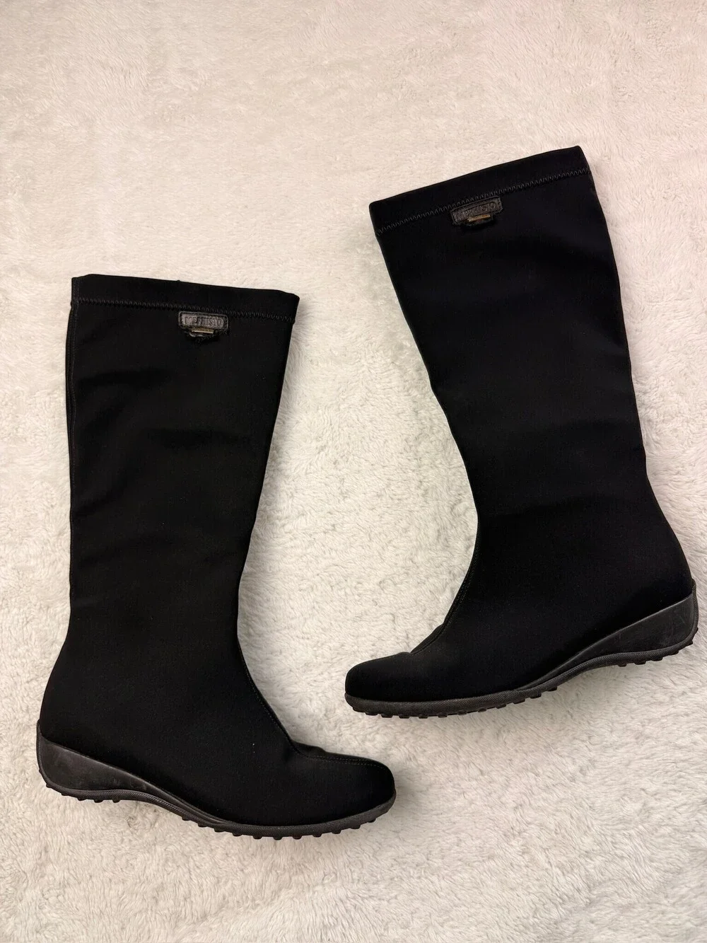 Mephisto Women’s Black Gore-Tex Waterproof Tall Boots granola outdoors